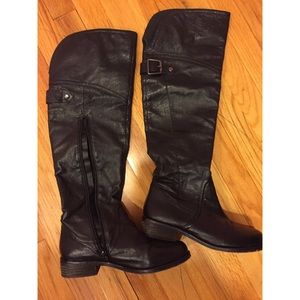 Steve Madden Leather Knee High Boots